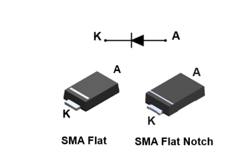 STMicroelectronics STPS1170 170V, 1A Power Schottky Rectifiers