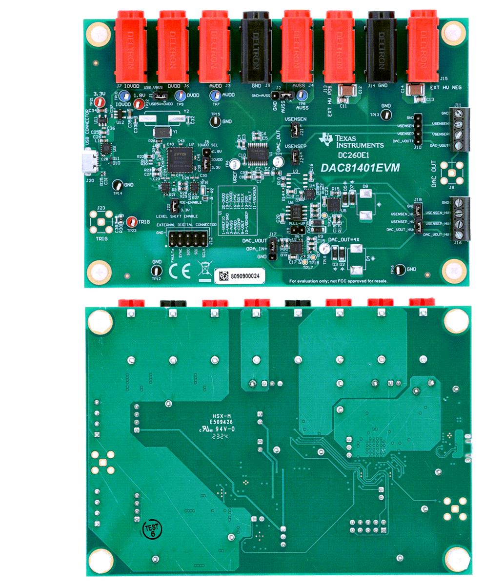 Texas Instruments DAC81401EVM Evaluation Module Texas Instruments DAC81401EVM Evaluation Module